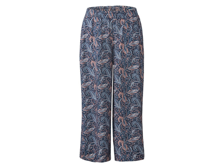 Dames culotte 42, All-over-print-blauw