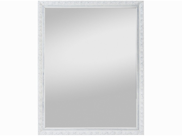 SPIEGELPROFI Klassieke spiegel goud, zilver of wit 55 x 70 cm, Wit