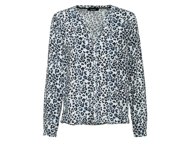 Dames blouse 36, All-over-print-wit