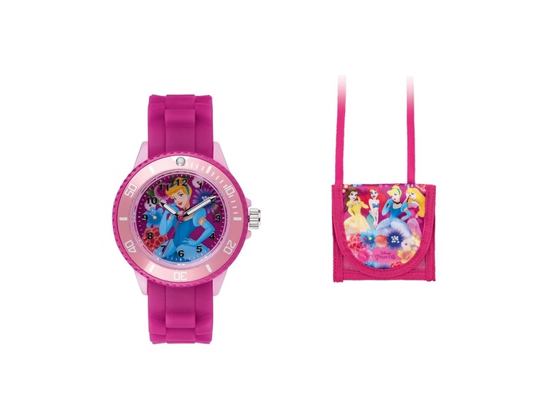 Horloge met tasje Princess