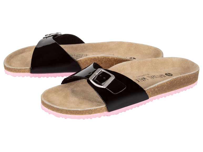 Dames sandalen of slippers 37, Zwart glanzend