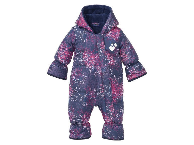 Baby meisjes overall 62-68, Donkerblauw all-over-print